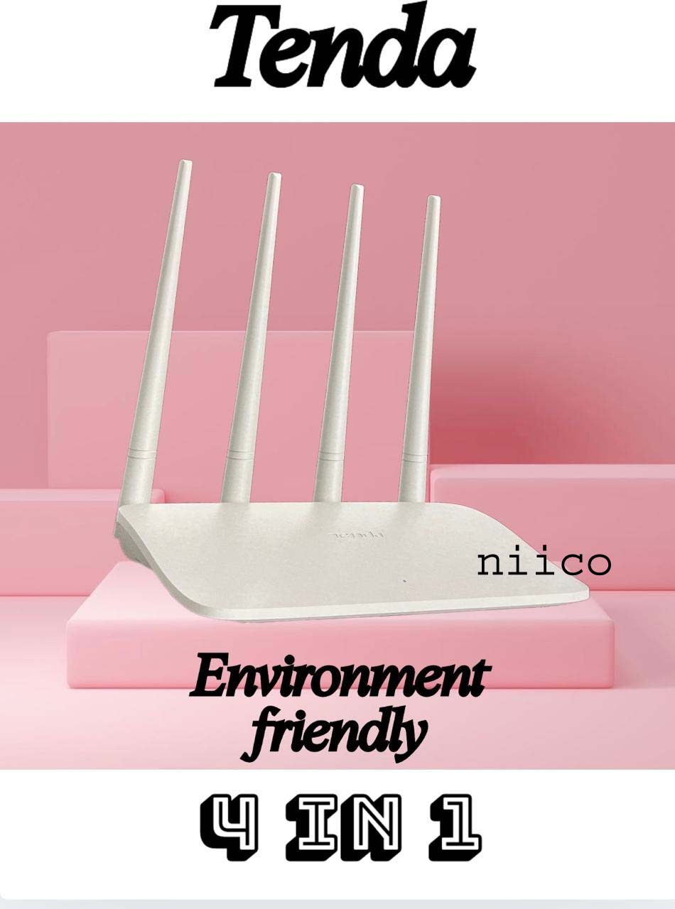 Picture of Tenda F6 300 Mbps Wireless Home Router N300 4 Antenna Wifi Router-1 Year Warranty