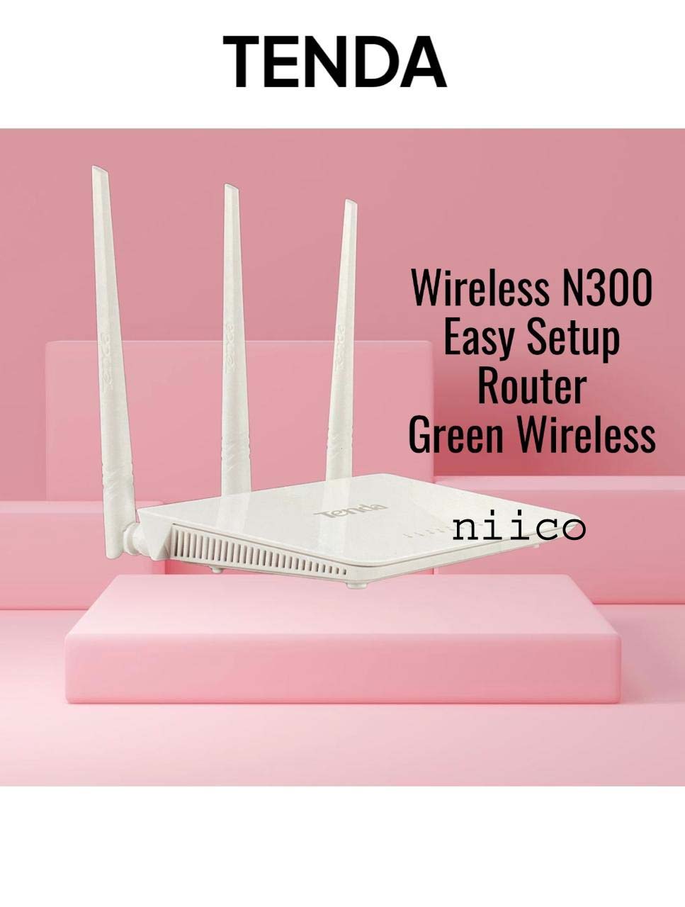 Picture of Tenda F6 300 Mbps Wireless Home Router N300 4 Antenna Wifi Router-1 Year Warranty