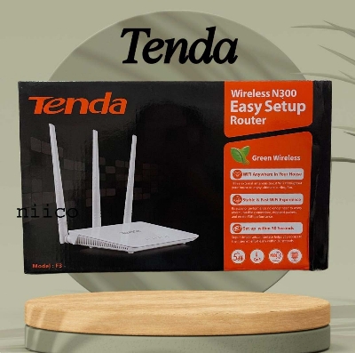 Picture of Tenda F3 300 Mbps Wireless Home Router N300 3 Antenna Wifi Router-1 Year Warranty