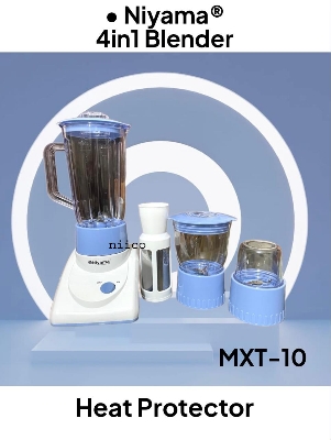 Picture of MXT-10-300 Watt Heat Protector  HIGH SPEED ENERGY EFFICIENT  MOTOR 4 IN 1 ELECTRIC Heavy Duty Mixer Blender : (1 Year Warranty)