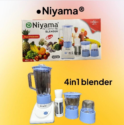 Picture of MXT-10-300 Watt Heat Protector  HIGH SPEED ENERGY EFFICIENT  MOTOR 4 IN 1 ELECTRIC Heavy Duty Mixer Blender : (1 Year Warranty)