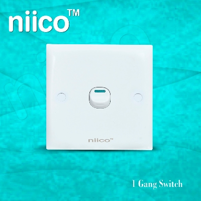 Picture of NIICO Classic 1 Gang 1 Way Wall Switch ( 5 Year Warranty)-5 Year Warranty