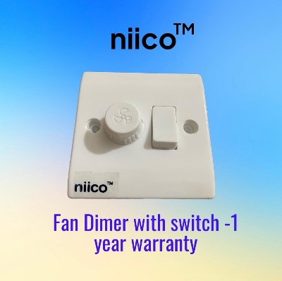Picture of NIICO Heavy Duty Fan Regulator With Switch Wall Switch Model-054( 1 Year Warranty)
