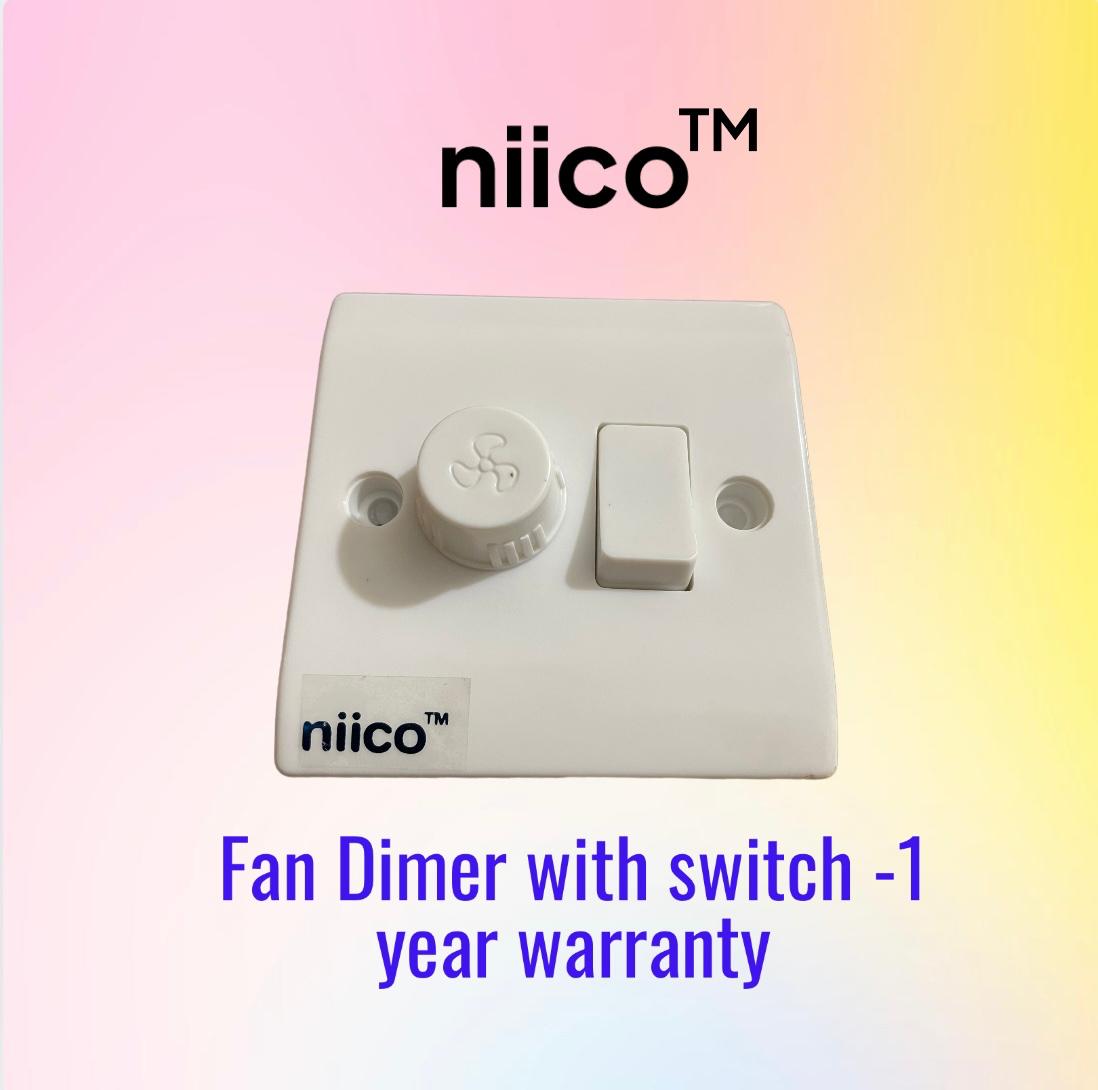 Picture of NIICO Heavy Duty Fan Regulator With Switch Wall Switch Model-054( 1 Year Warranty)