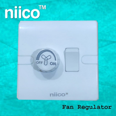 Picture of NIICO Heavy Duty Fan Regulator With Switch Wall Switch ( 2 Year Warranty)