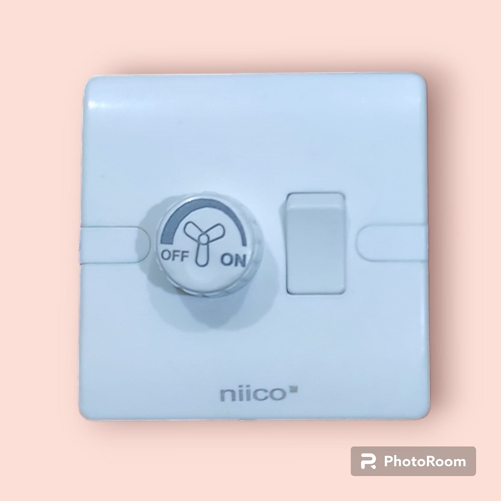Picture of NIICO Heavy Duty Fan Regulator With Switch Wall Switch ( 2 Year Warranty)