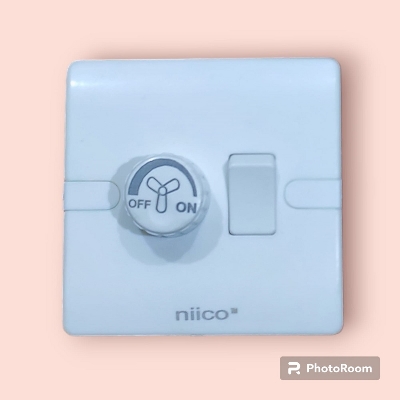Picture of NIICO Heavy Duty Fan Regulator With Switch Wall Switch ( 2 Year Warranty)