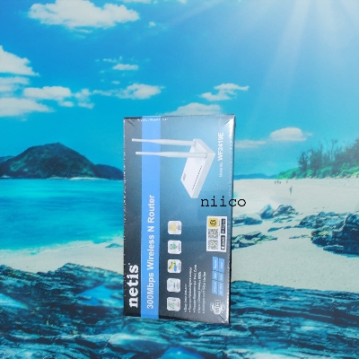 Picture of Netis 300MBPS WIRELESS N ROUTER 2 ANTENNA WITH 5DBI FIXED MODEL- WF2419E -1 YEAR WARRTY