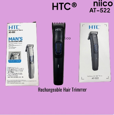 Picture of HTC Professional Rechargeable Heavy Duty  Trimmer / Beard Shaver Trimer For Men Men Model:AT-522 -Using Time -45 Minutes