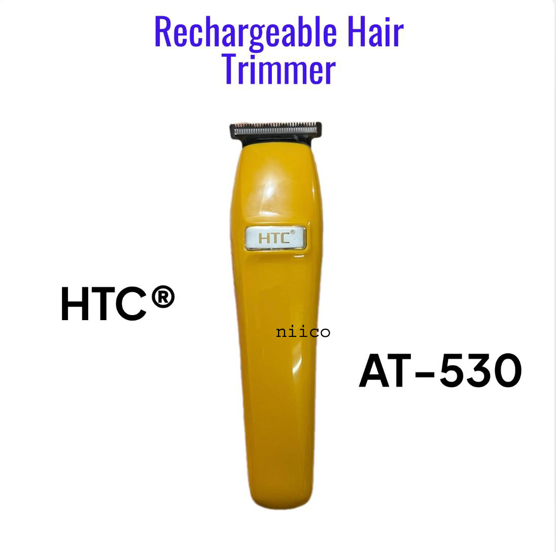 Picture of HTC Professional Rechargeable Hair Clipper  Durable Trimmer for Men Model:AT-530-4 Clip -Using Time -45 Minutes