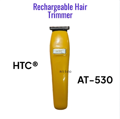 Picture of HTC Professional Rechargeable Hair Clipper  Durable Trimmer for Men Model:AT-530-4 Clip -Using Time -45 Minutes