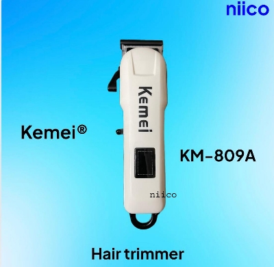 Picture of Kemei AC/DC Digital Electric Rechargeable Professional Hair Clipper Trimmer Model -KM-809A (4 Plastic Attachment Combs)