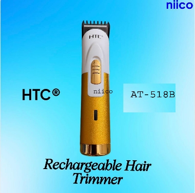 Picture of HTC Professional Rechargeable Heavy Duty  Trimmer / Beard Shaver Trimer For Men Men Model:AT-518B /1107B-Using Time -45 Minutes