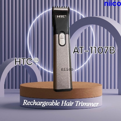 Picture of HTC Professional Rechargeable Heavy Duty  Trimmer / Beard Shaver Trimer For Men Men Model:AT-1107B -Using Time -45 Minutes