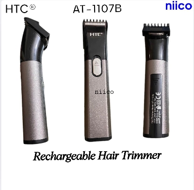 Picture of HTC Professional Rechargeable Heavy Duty  Trimmer / Beard Shaver Trimer For Men Men Model:AT-1107B -Using Time -45 Minutes