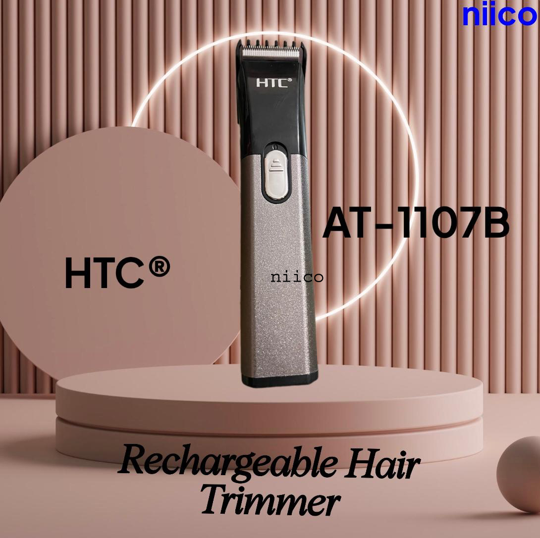 Picture of HTC Professional Rechargeable Heavy Duty  Trimmer / Beard Shaver Trimer For Men Men Model:AT-1107B -Using Time -45 Minutes