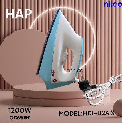 Picture of HAP  Heavy Weight Dry Iron - Iron Machine Model : HDI 02AX -1.5 Kg  Effortlessly Iron Clothes With Automatic Heavy-Weight Dry Iron:1 Year Warranty