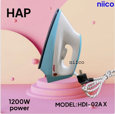 Picture of HAP  Heavy Weight Dry Iron - Iron Machine Model : HDI 02AX -1.5 Kg  Effortlessly Iron Clothes With Automatic Heavy-Weight Dry Iron:1 Year Warranty