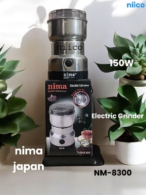 Picture of Nima Heavy Duty Electric Blender / Electric Spice Grinder & Juicer With  Stainless Steel Bowl  Model -8300 (18 Month Warranty)