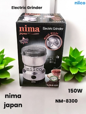 Picture of Nima Heavy Duty Electric Blender / Electric Spice Grinder & Juicer With  Stainless Steel Bowl  Model -8300 (18 Month Warranty)