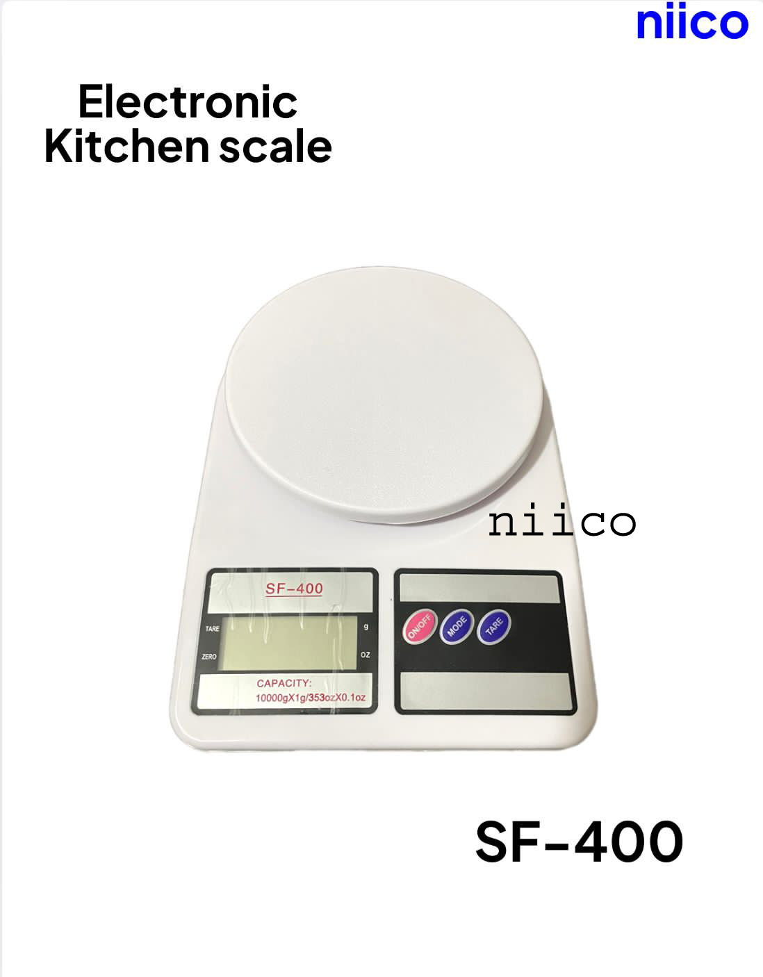 Picture of DigitalElectronic  Kitchen Scale  Machine Multipurpose Electronic Weight Scale with Backlit LCD Display for Measuring Food, Cake, Vegetable, Fruit Weighing Scale-1 Year Warranty