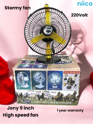 Picture of Jony 9 Inch 3 Pakaha Copper Motor Hi-Speed Fan with 1 year warranty Durable Product Life Time-15 Year