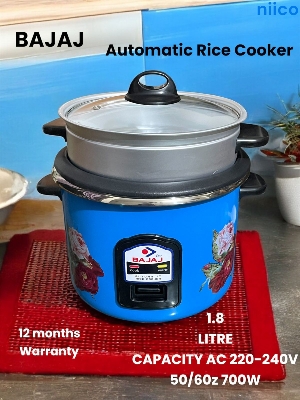 Picture of Bajaj Automatic Rice Cooker -1.8 Liter Capacity( 1 year Warranty}-10 Year Life Time Heavy Duty Product