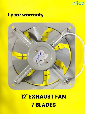 Picture of Exhaust Fan  Lonh Lasting  National Deluxe 12 inch 7 Blade Steel  Body & Pakha =1 Year warranty