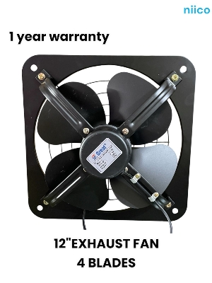 Picture of Exhaust Fan  Lonh Lasting  National Deluxe 12 inch 4 Blade Steel  Body & Pakha =1 Year warranty