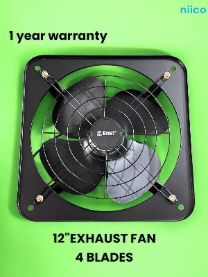 Picture of Exhaust Fan  Lonh Lasting  National Deluxe 12 inch 4 Blade Steel  Body & Pakha =1 Year warranty