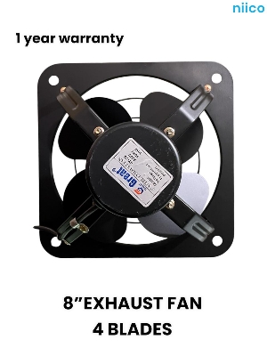 Picture of Exhaust Fan  Lonh Lasting  National Deluxe 8 inch 4 Blade Steel  Body & Pakha =1 Year warranty