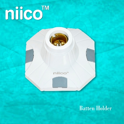 Picture of NIICO Batten Holder Exclusive For Pin Type Light Model-024 =1 Pice (5 year Warranty)