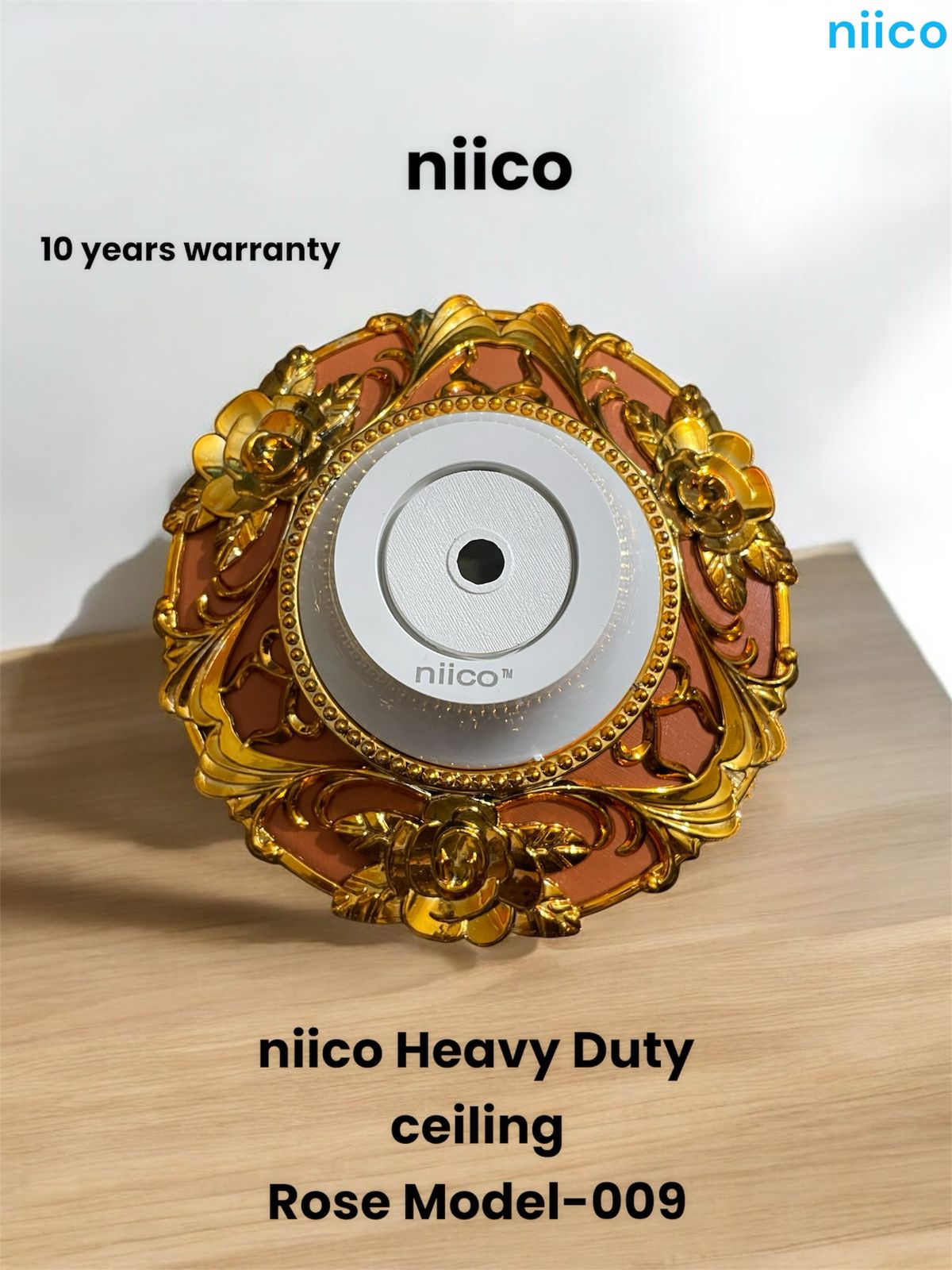 Picture of NIICO Exclusive Design 2 in 1 Ceiling Rose Model-009 =1 Pice-(10 Year Warranty)