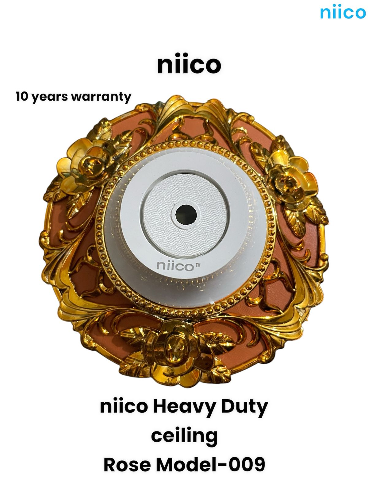 Picture of NIICO Exclusive Design 2 in 1 Ceiling Rose Model-009 =1 Pice-(10 Year Warranty)