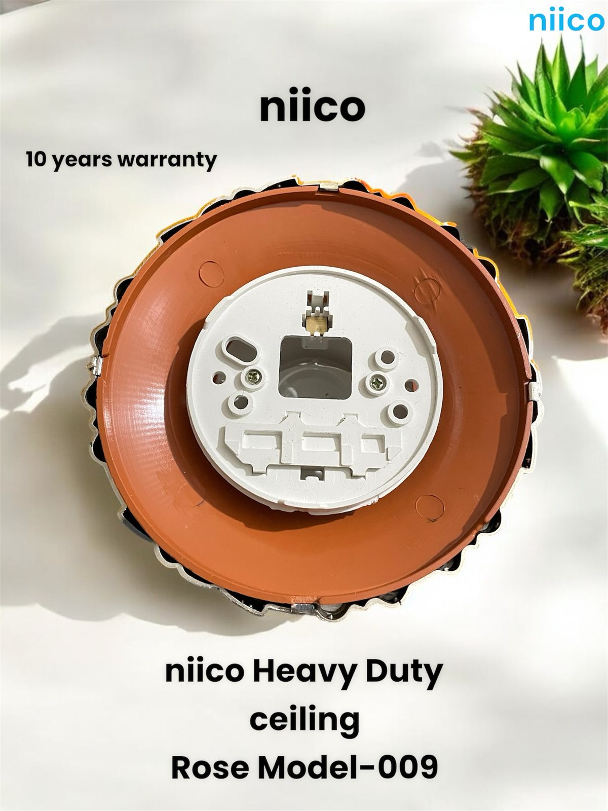 Picture of NIICO Exclusive Design 2 in 1 Ceiling Rose Model-009 (12 PCS Combo)-10 Year Warranty