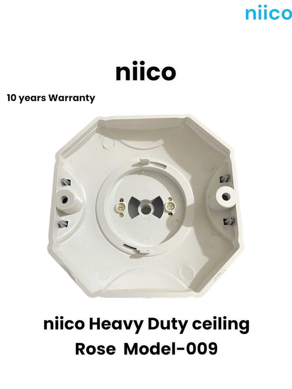 Picture of NIICO Business Class  Ceiling Rose Long Lastnig Product   Model-009 1 pice -(10 Year Warranty)