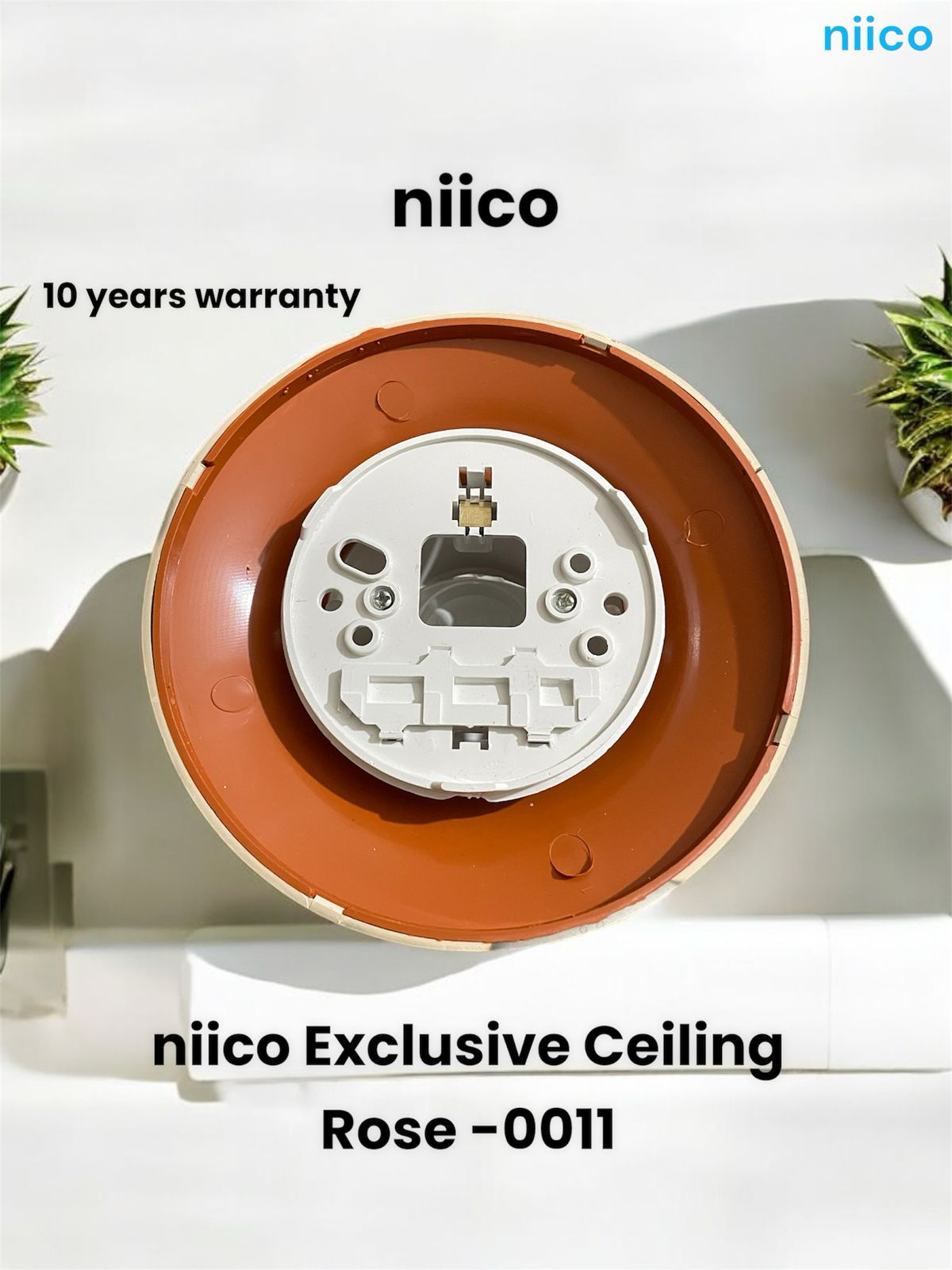 Picture of NIICO Exclusive Design 2 in 1 Ceiling Rose Model-0011=1 Pice -(10 Year Warranty)