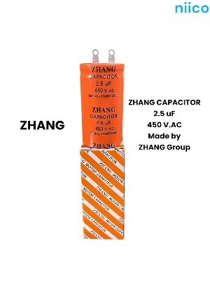 Picture of ZHANG Ceiling Fan Capacitor Model ZHANG- 2.5uf =450 = Capacitor=2.5 UF PIN Type Capacitor -(1 Year Warranty)