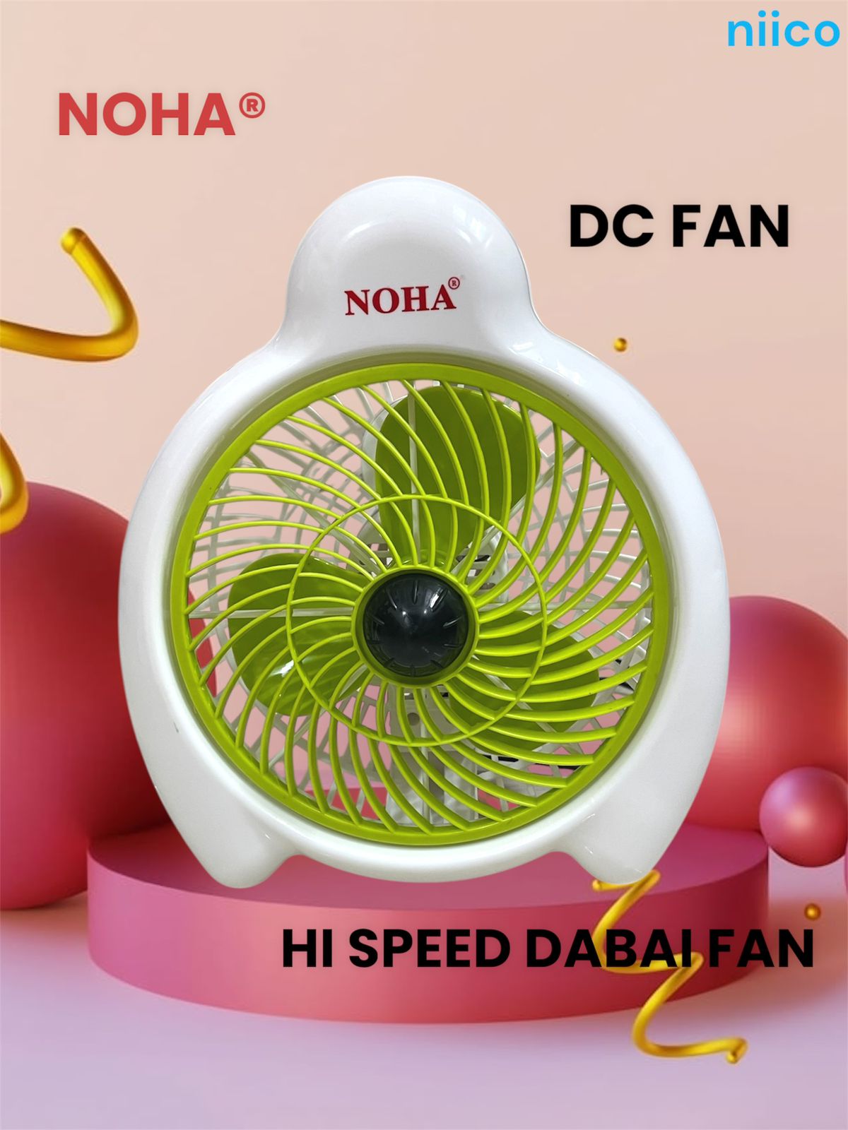 Picture of Noha High Speed 12 Volt Dabai Fan - 12 Volt DC fan Use For only Solar and Battery -1 Year warranty
