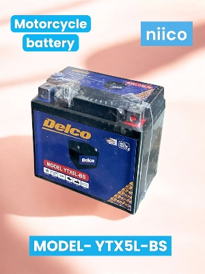 Picture of 12 Volt Motorcycle  Battery Maintenance Free Model-YTX 5L -BS (12Volt 6.5 Ah)-3 Month Warranty for=Suzuki Gixxer/ Yamaha FZ/R15/New Pulsar Bike Battery