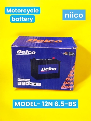 Picture of 12 Volt Cunia Motorcycle  Battery Maintenance Free Model-12N 6.5-BS (12Volt 6.5 Ah)-3 Month Warranty