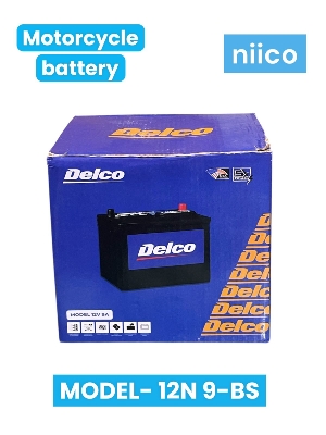 Picture of 12 Volt Motorcycle  Battery Maintenance Free Model-12N 9 -BS (12Volt 9 Ah)-3 Month Warranty for=UPS/TVS/Old Pulsar Bike Battery