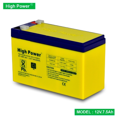 Picture of Battery for UPS Rechargeable Sealed Lead-Acid Battery High Power 12v.7.5Ah