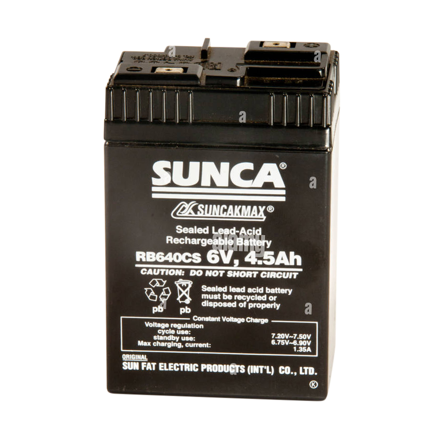 Picture of Opt for Dependable Power with the Sunnca Sealed Lead-Acid Battery: Rechargeable and Reliable, Vari 6v.4.5Ah, Ensuring Uninterrupted Performance