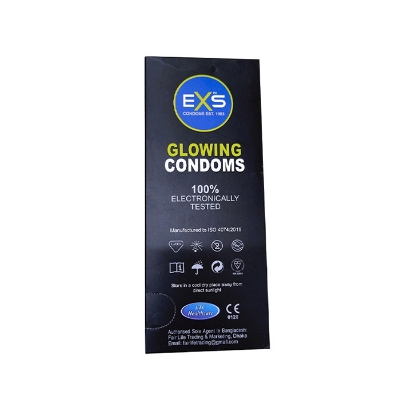 Picture of EXS - Glow In The Dark Condom For Men - Full Box