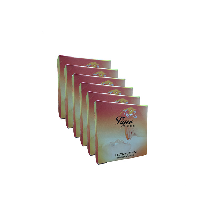 Picture of Tiger - Ultra Thin - Orange - Condom Combo Pack 6x3=18pcs