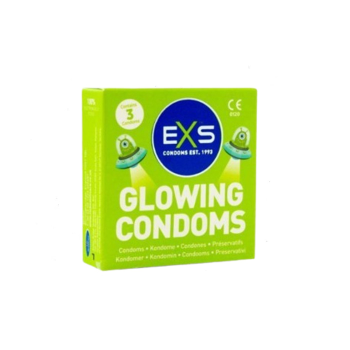 Picture of EXS - Glow In The Dark Condom For Men | Single Pack