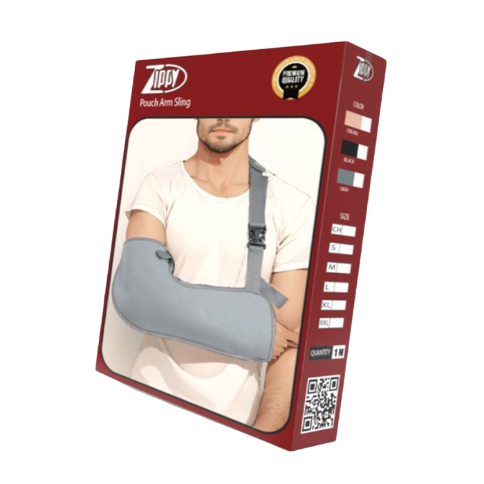 Picture of Zippy Pouch Arm Sling Pack of 1 Arm Sling for Shoulder Injury for Men & Women