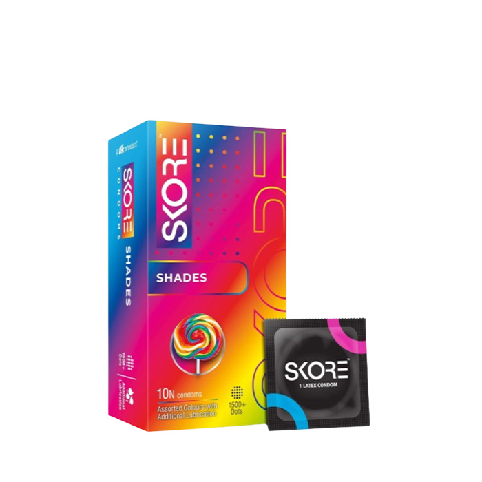 Picture of Skore Condom for Men Notout Climax Delay Condoms Dotted Condoms 10pcs Pack (Made in India)