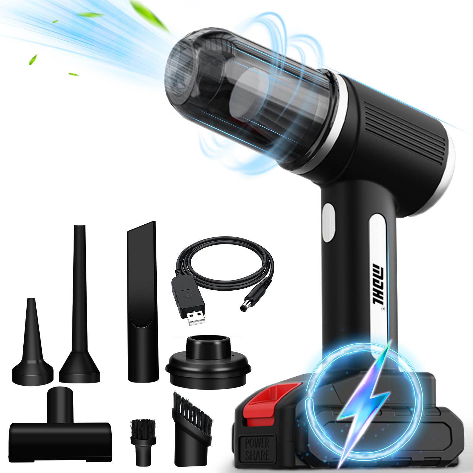 MDHL Rechargeable Portable Vacuum Cleaner ZangSportsonline shop bangladeshothoba.com